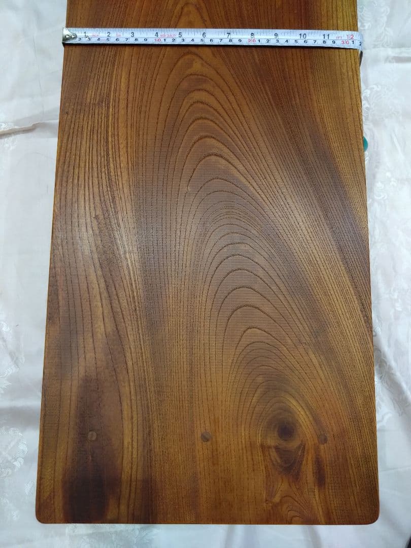 欅一枚板のテレビ台　Okinawa❕長寿のケヤキの杢目が綺麗ですよ