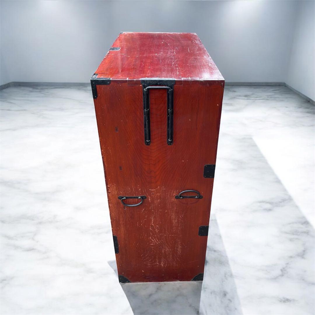 時代箪笥　五段　収納家具　アンティーク