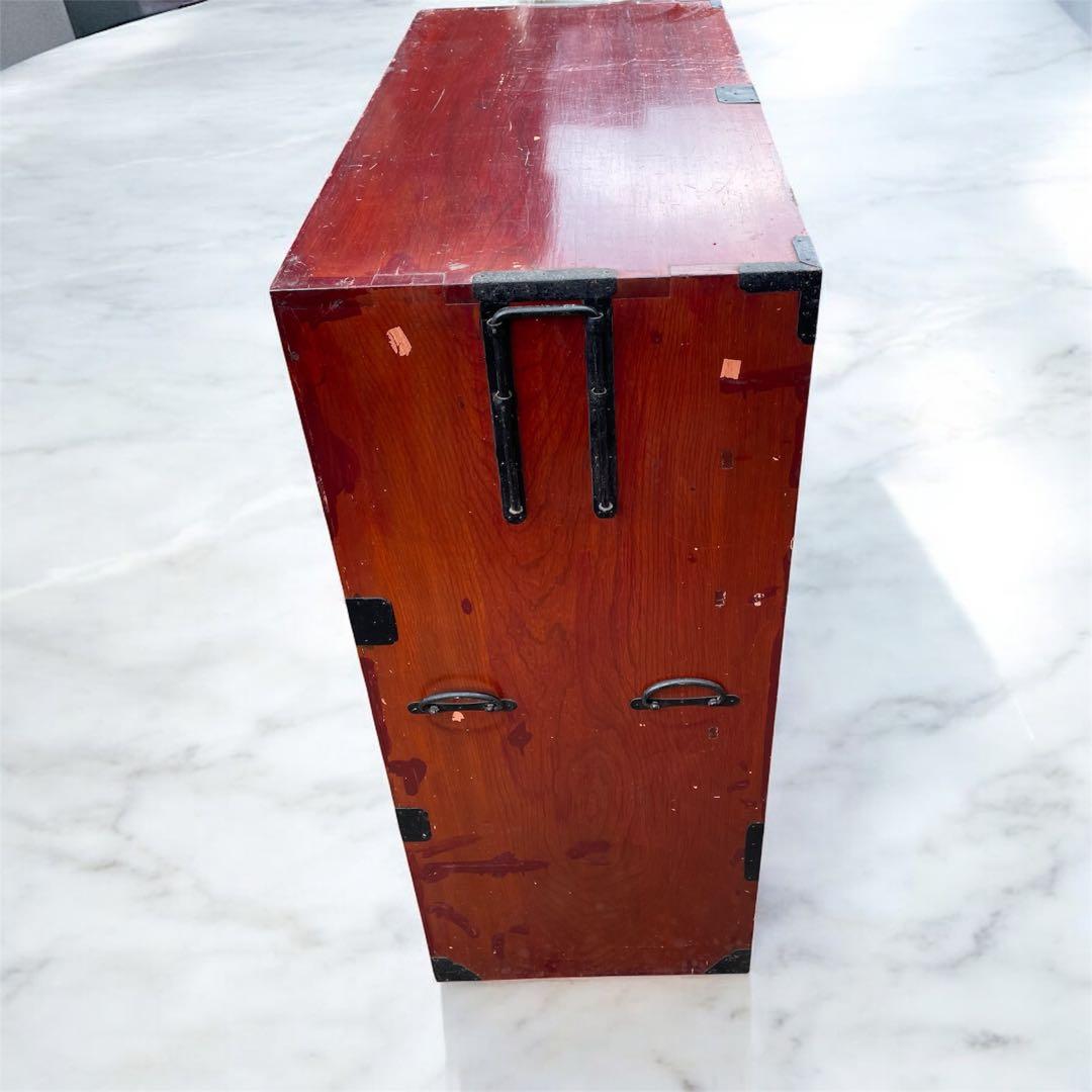 時代箪笥　五段　収納家具　アンティーク