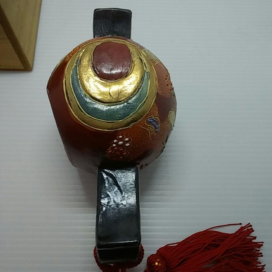 ２４３ 九谷焼手作り　希少価値高し　超珍品　 打ちでの小槌　昔話に出てきそう