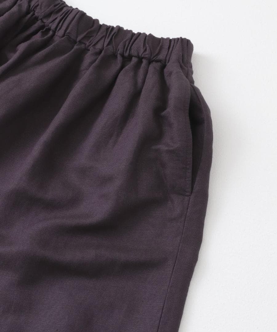 2025 春夏新作 かぐれ kagure リネンレーヨンワイドギャザーパンツ＊C