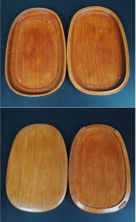 送料無料　時代物 石眼鳳月彫刻緑端渓硯 花梨箱 本物保証　中国古玩