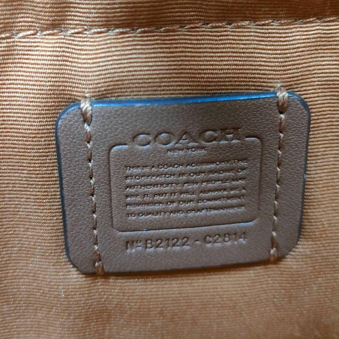 55 COACH コーチ　レザー　ショルダーバッグ