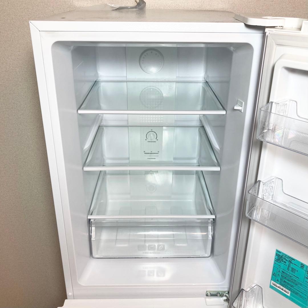 極美品 ハイアール 冷凍冷蔵庫 JR-NF218B 218L 2ドア 右開き