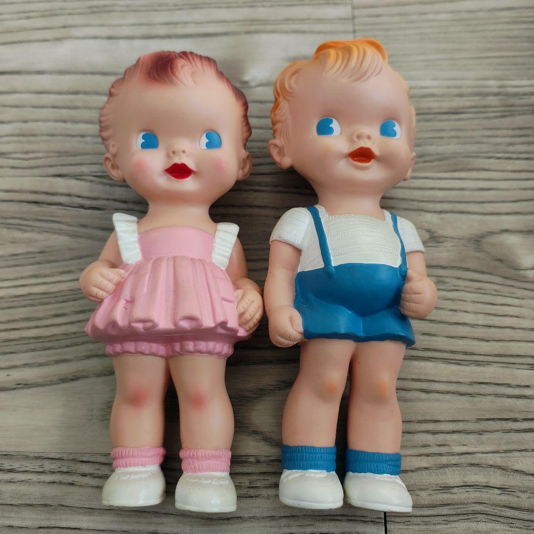 【sun rubber】男の子&女の子＆ひつじ　5つセット