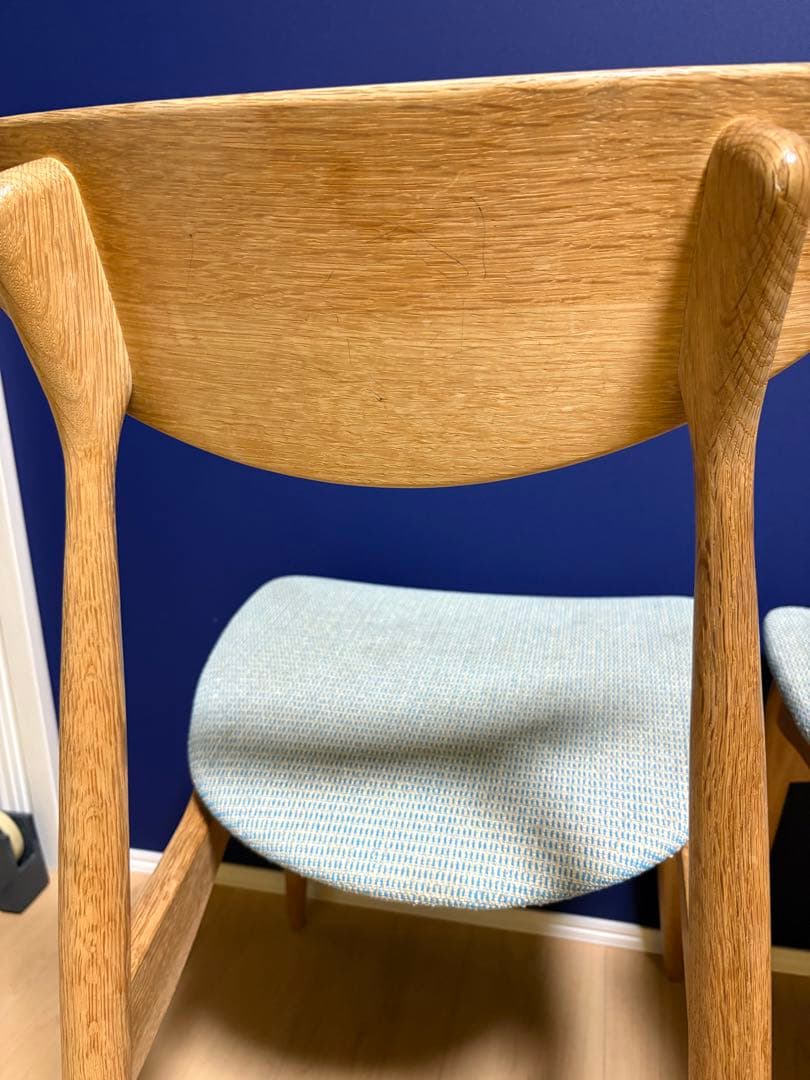 ある@　円形ダイニングテーブルセット　ナガノインテリア　天然木