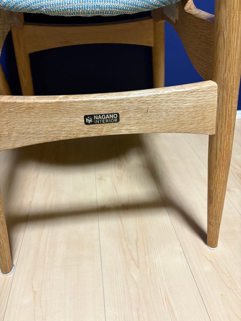 ある@　円形ダイニングテーブルセット　ナガノインテリア　天然木