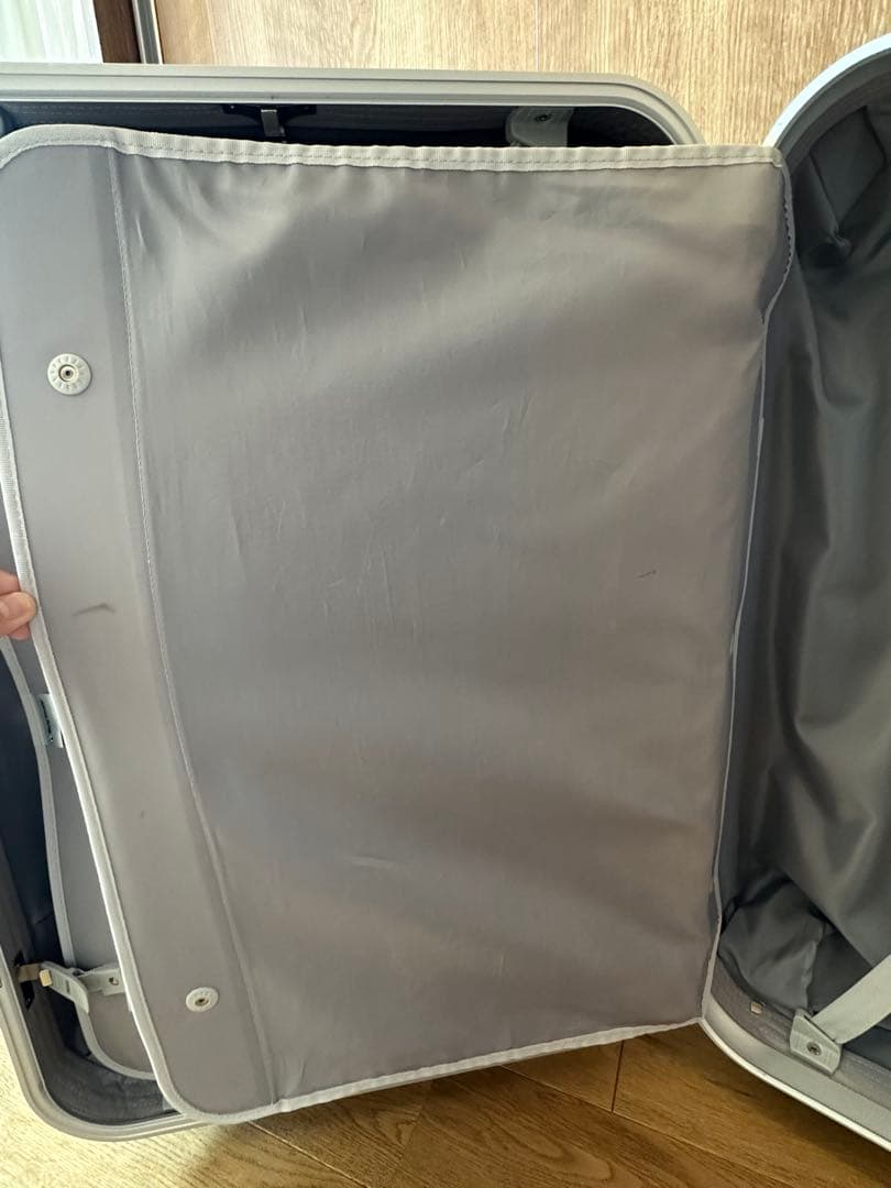 ACE WORLD Traveler スーツケース 91L シルバーカーボン