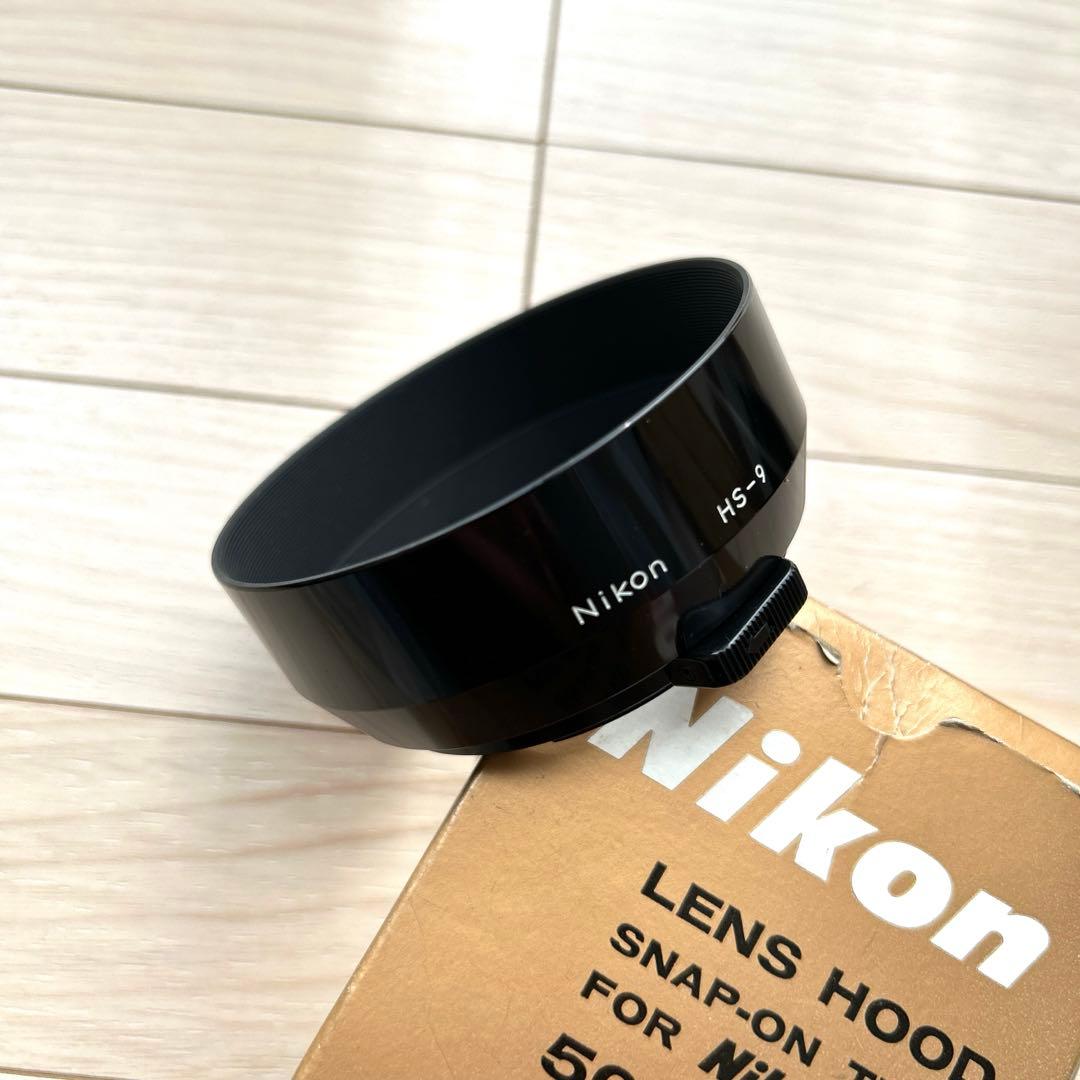 Nikon NIKKOR 50mm 1:1.4 HS-9 未使用レンズフード付き