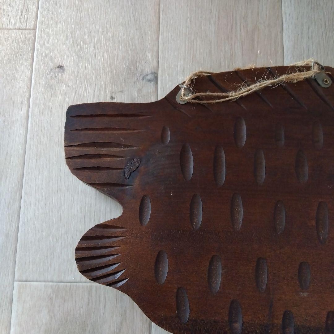 木製魚型収納ボックス＆キ−ケ−ス