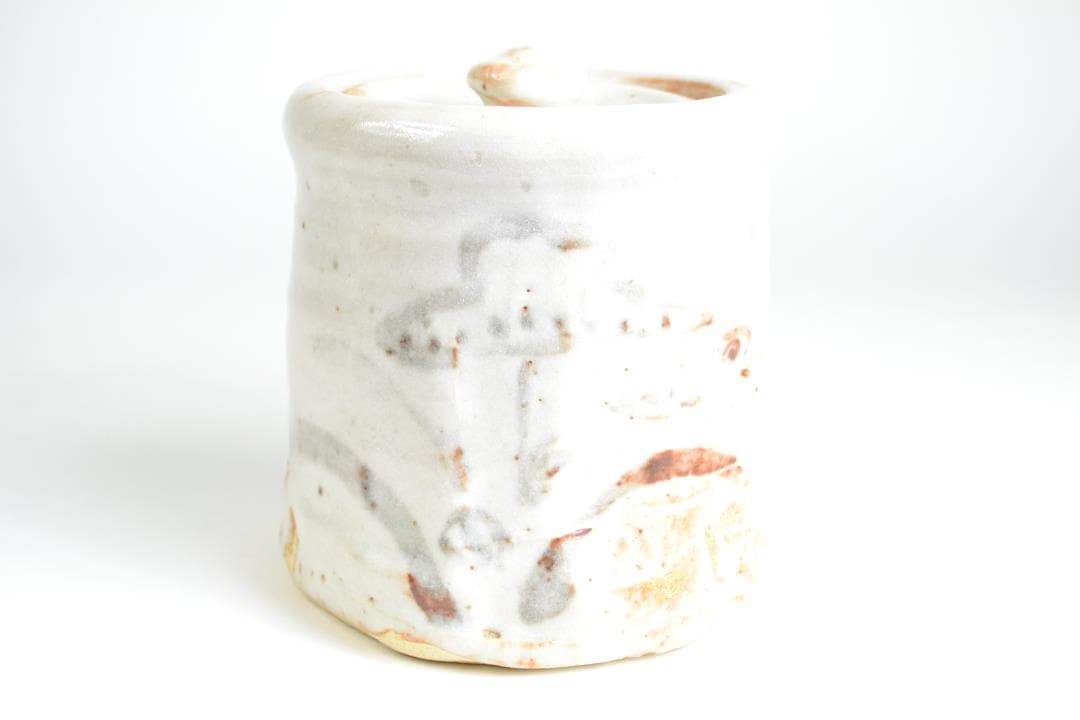 茶道具　鵬雲斎大宗匠書付　志野水指　加藤　十右衛門造