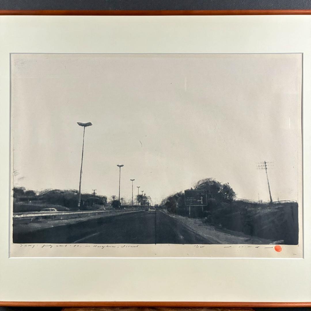 美品 野田哲也「Diary:July.22nd'80」木版+シルク サイン拇印入