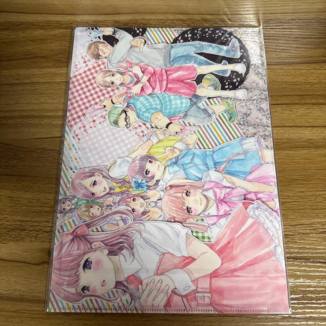 推しが武道館いってくれたら死ぬ メロンブックス特典クリアファイル 舞菜&えりぴよ