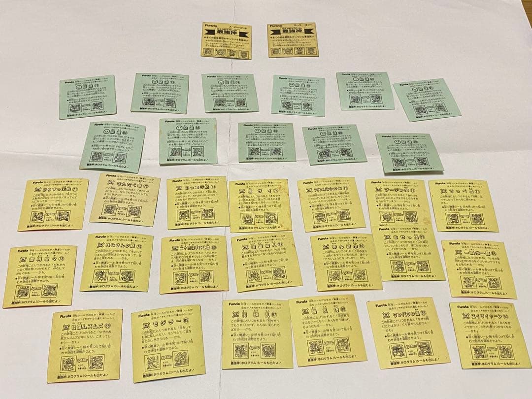 ドキドキ学園　アタック6　セミコンプ33枚セット　ミニ（フルタ　マイナーシール）