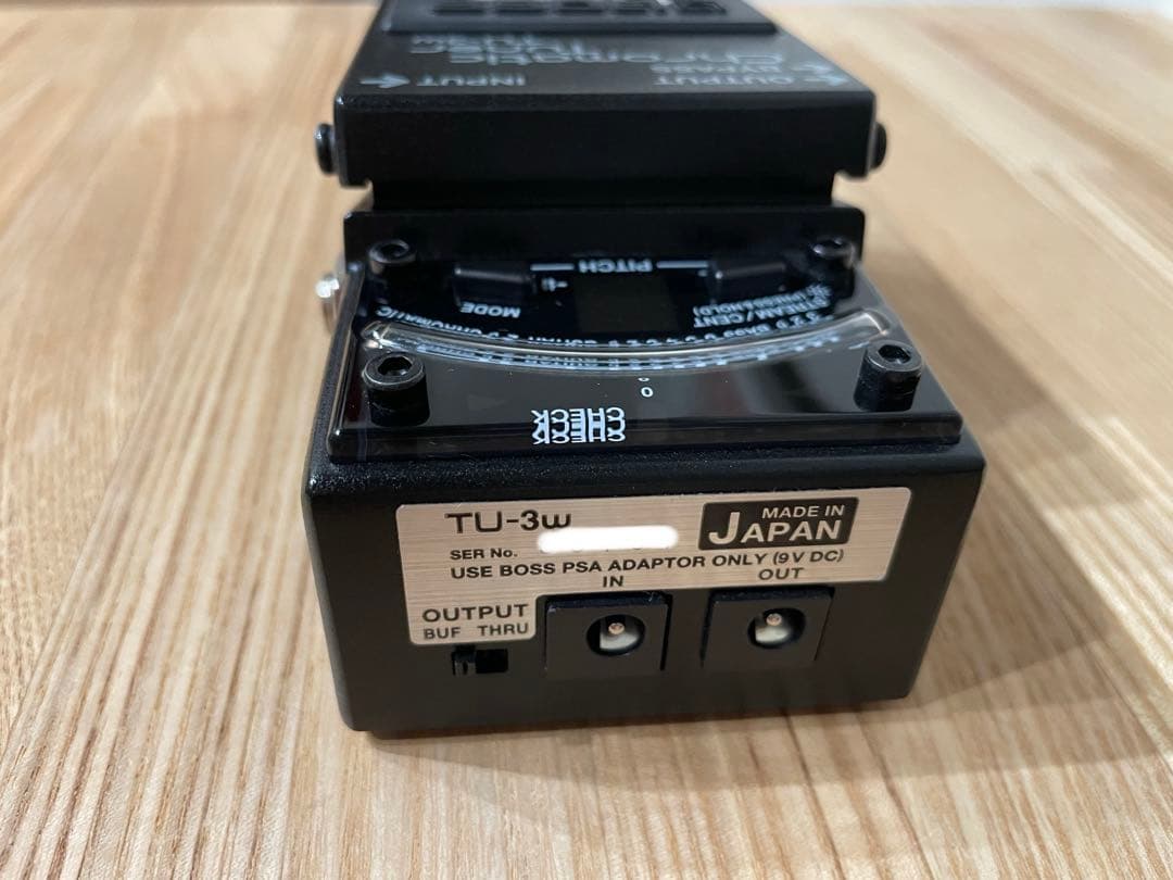BOSS TU-3W 技クラフト チューナー