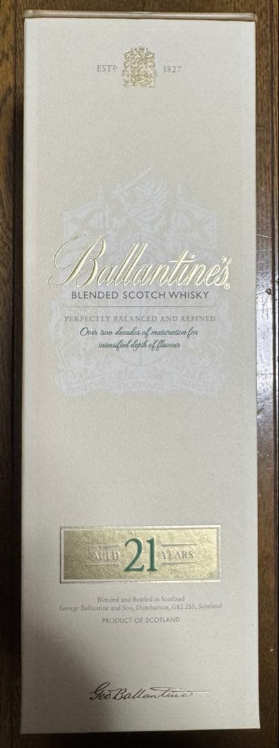 Ballantine's 21 Year Old (バランタイン21年　箱入り)