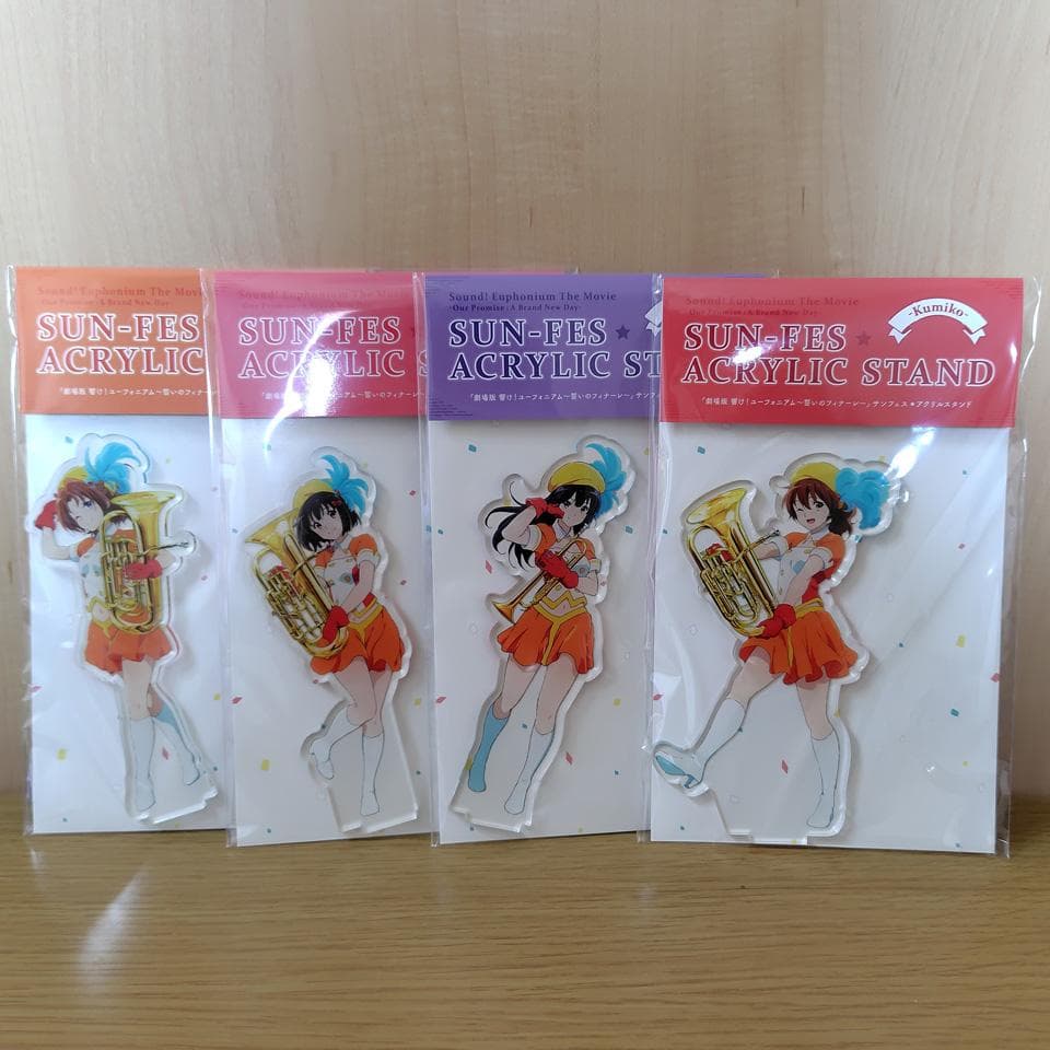 【響け！ユーフォニアム】サンフェス★アクリルスタンド 久美子麗奈夏紀奏セット