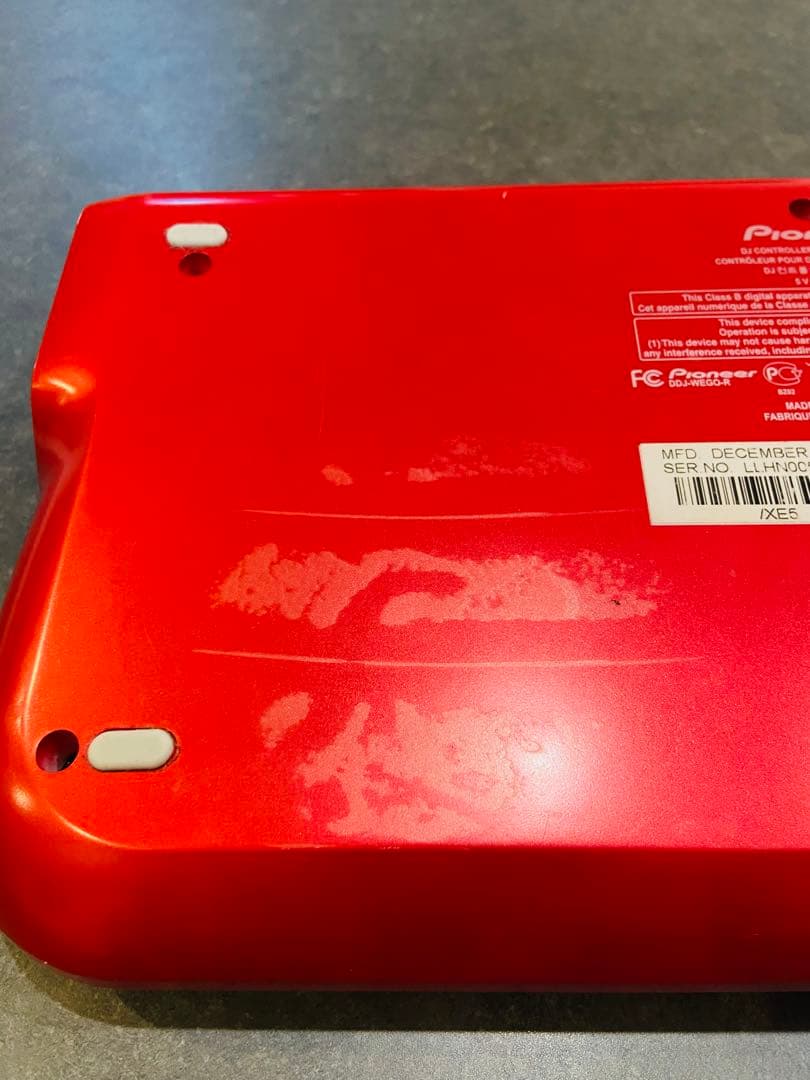 Pioneer DDJ-WEGO DJコントローラー パイオニア　レッド