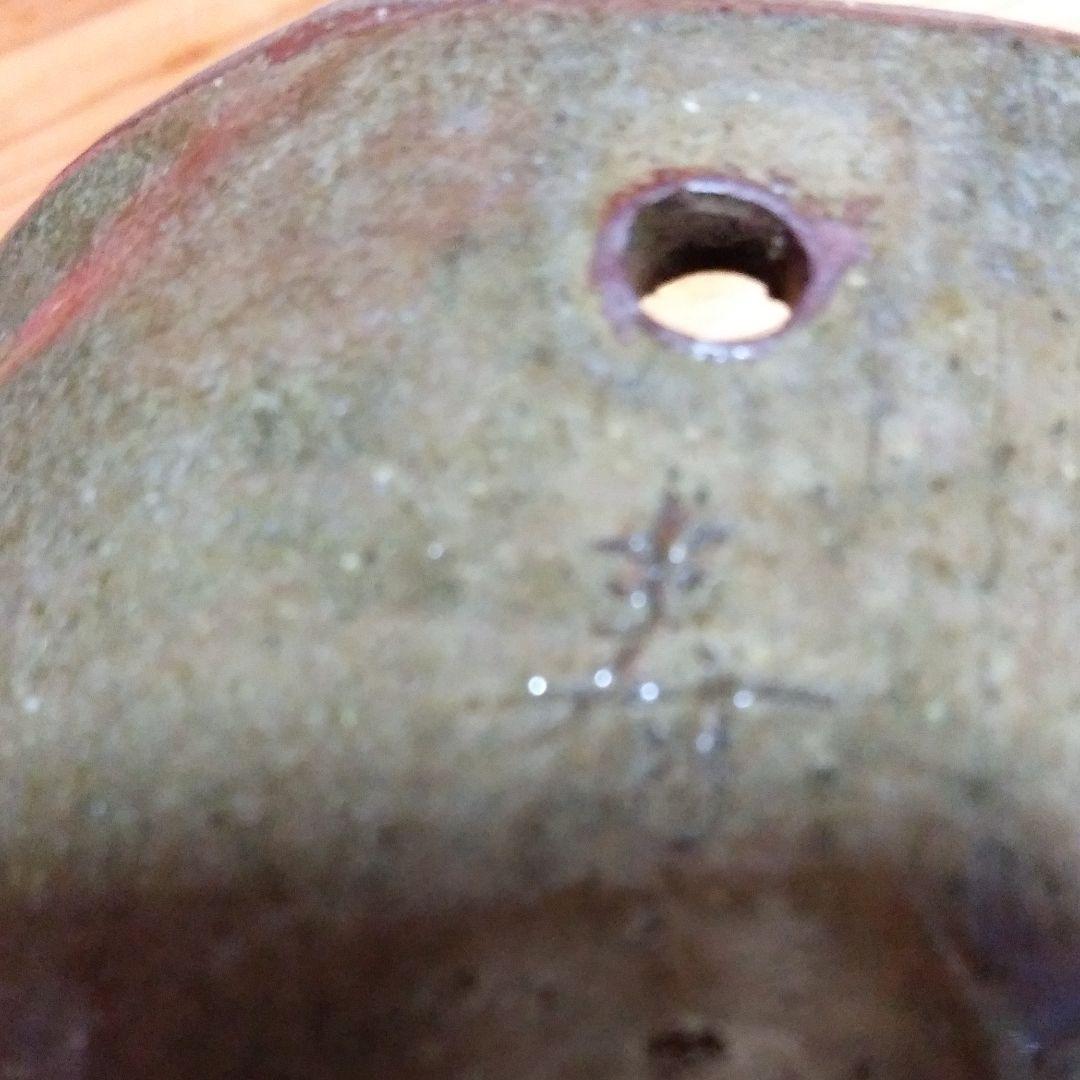 唐津焼き、角型掛花生け