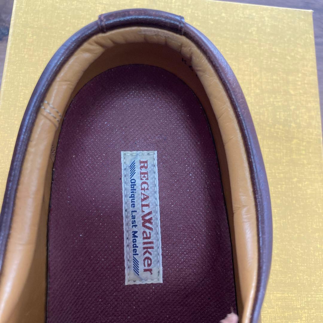 ヒロポン　リーガルウォーカー プレーントゥ ダークブラウン