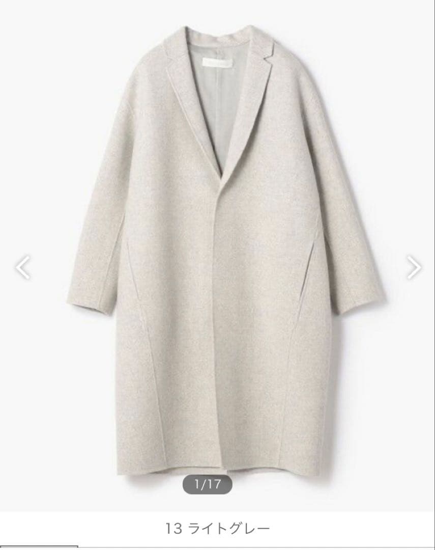 TOMORROWLAND GALERIE VIE ライトメルトンチェスターコート