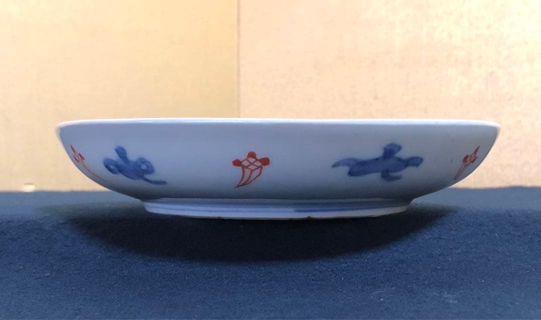 割引❗️《レ》伊万里 金彩色絵 中皿5客 6寸皿 取り皿　1f