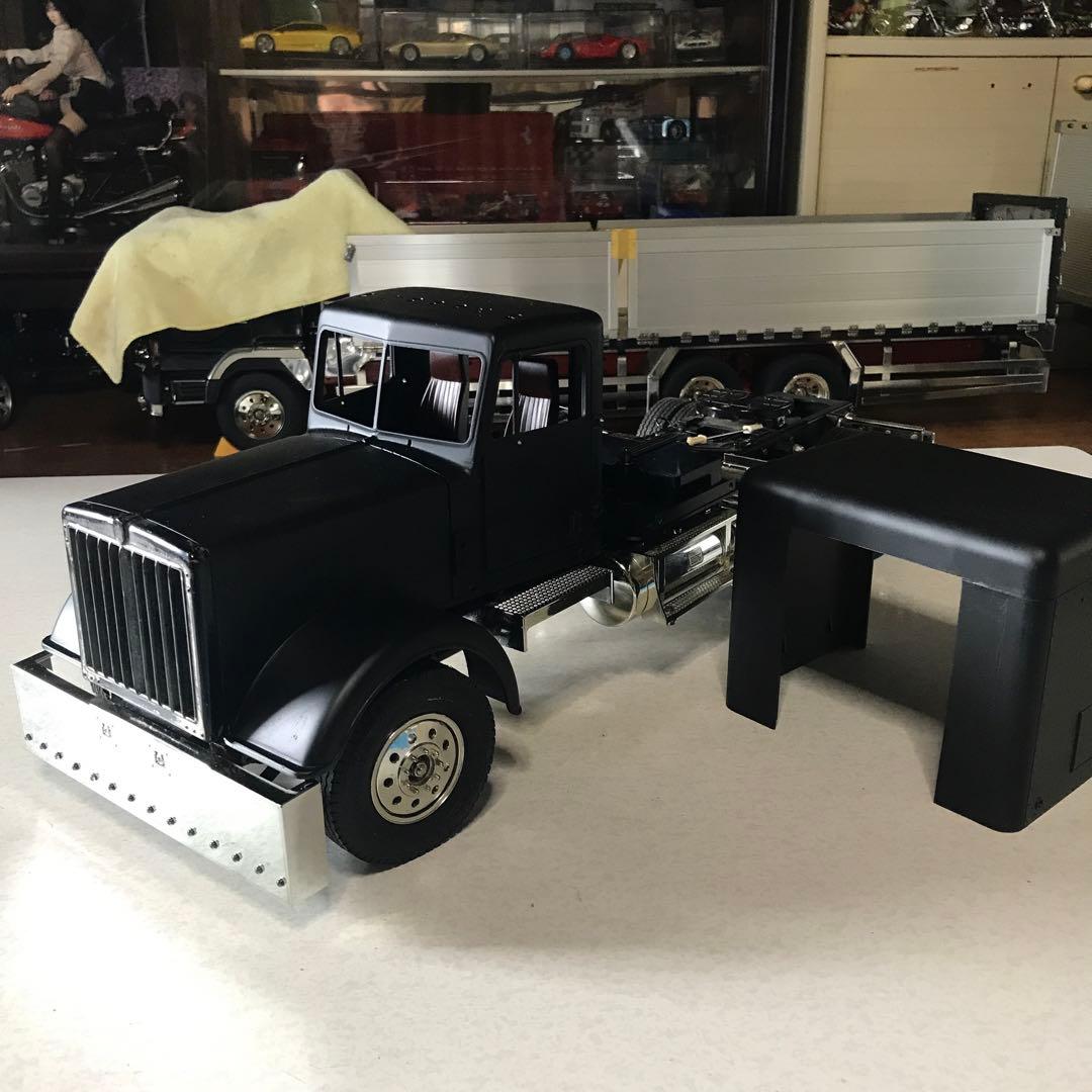 タミヤ1/14キングハウラー加工中