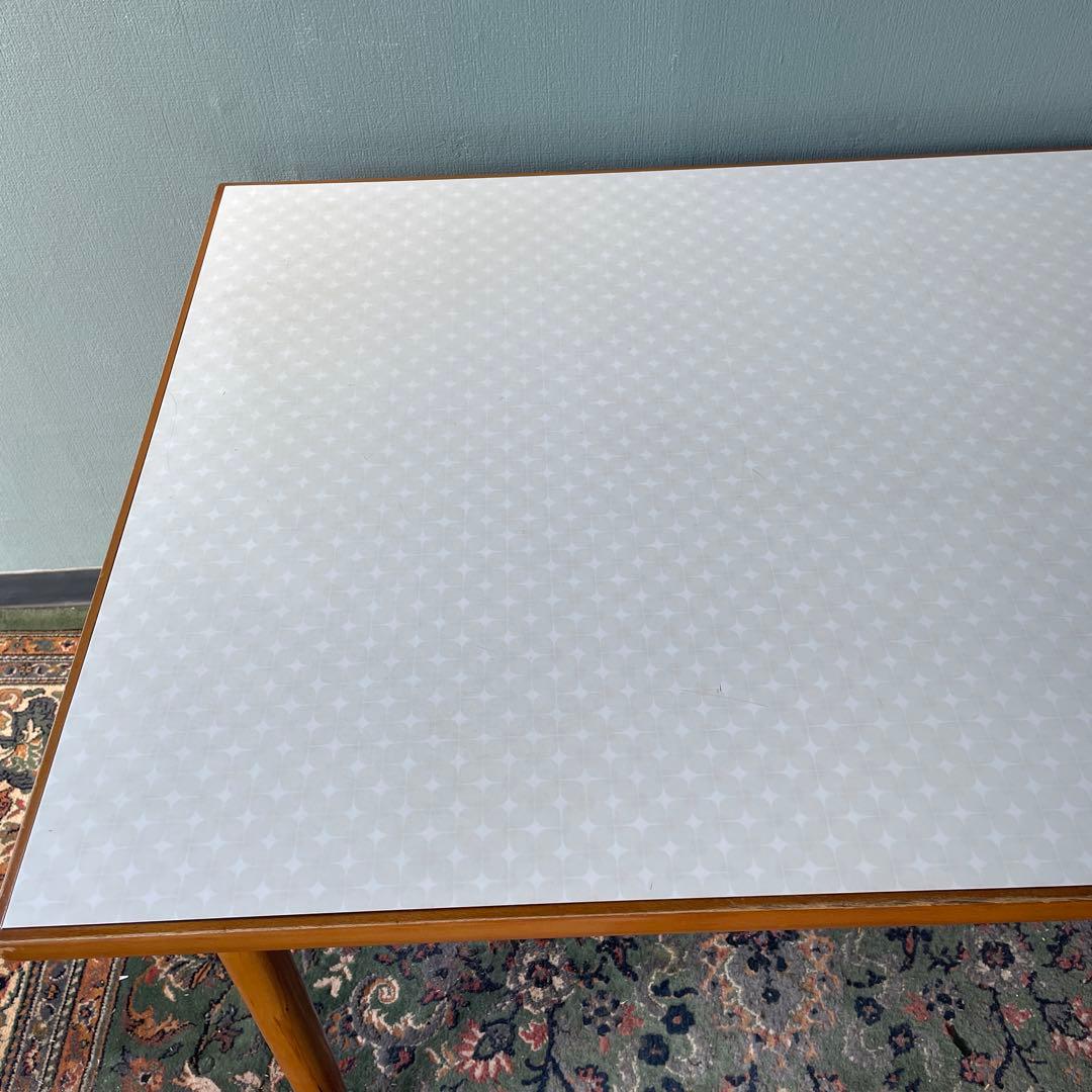 昭和レトロ　ミッドセンチュリー　北欧ヴィンテージ風　ダイニングテーブル