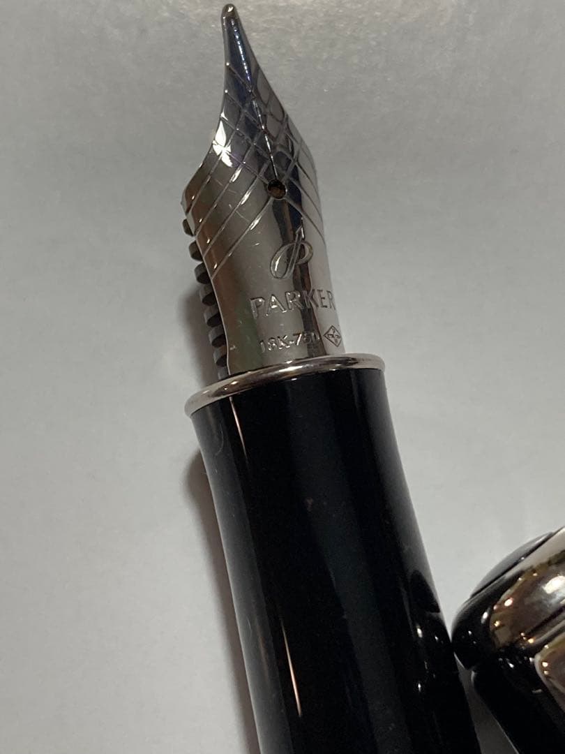 ◆極美 PARKER パーカー 万年筆 ペン先 18K 750 箱付き
