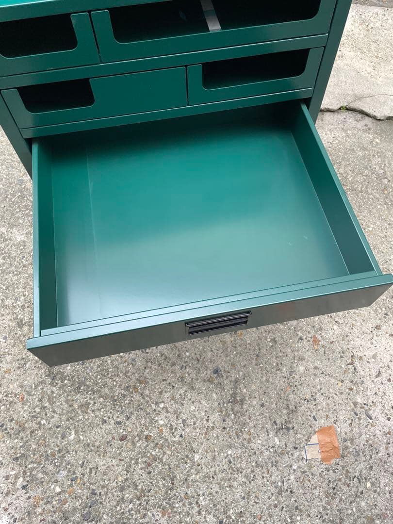 近隣配達可能　厚い鉄板　スチール製　レジ台　ツールキャビネット