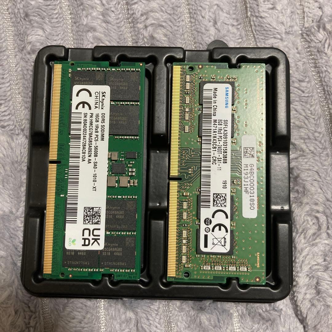 SK Hynix SO-DIMM DDR4 、DDR5 メモリ