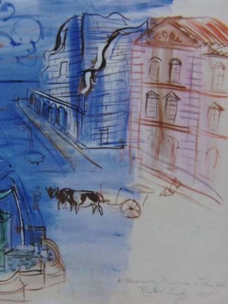 Raoul Dufy、海外版超希少レゾネ、新品額装付
