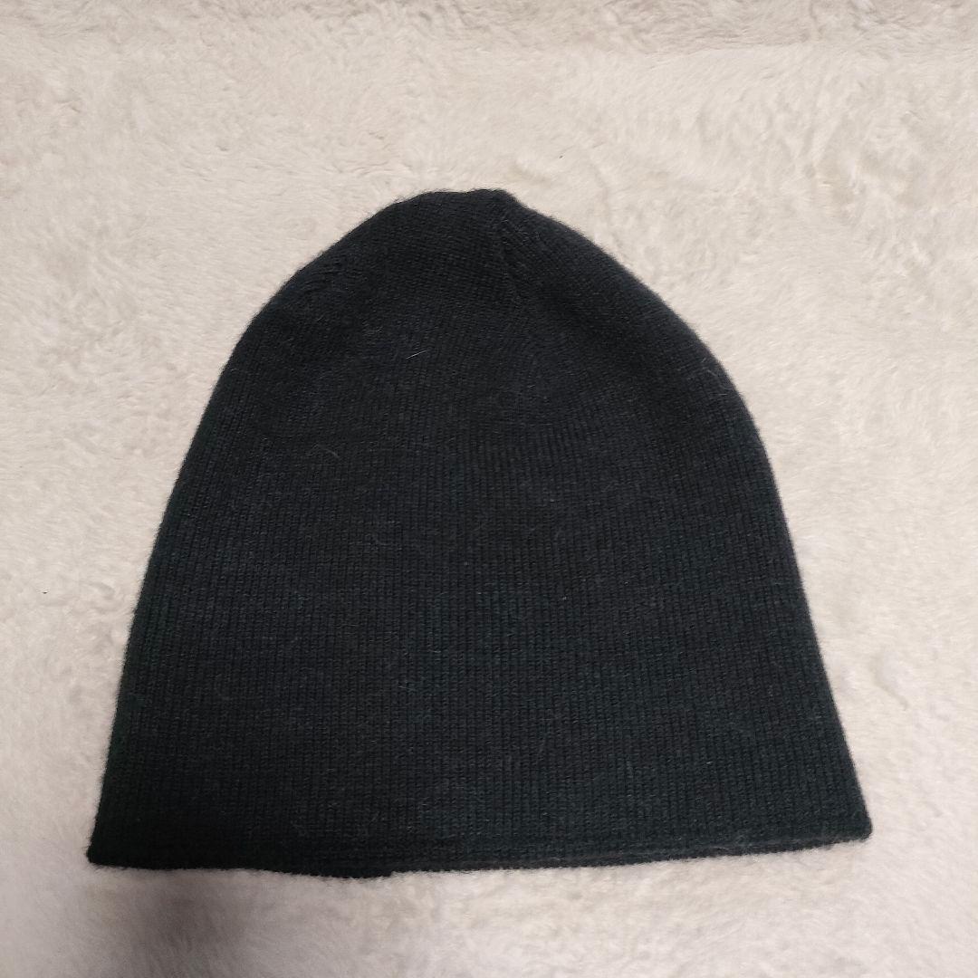 まさ様【✨新品✨】Theory セオリー◎アルパカ混リブ編みニット帽　黒