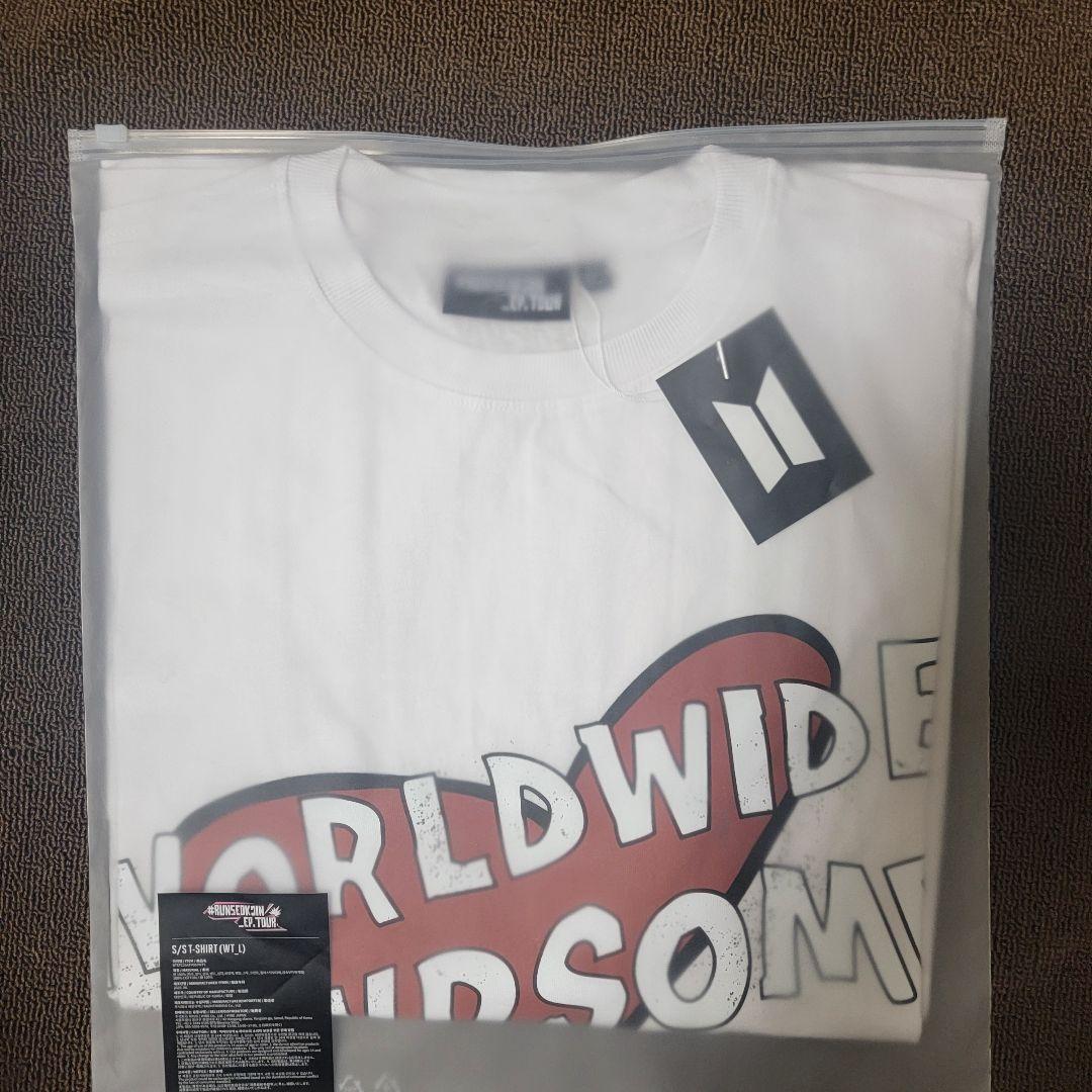 【新品未開封】BTS　ジン　JIN　♯RUNSEOKJIN　Tシャツ　Lサイズ