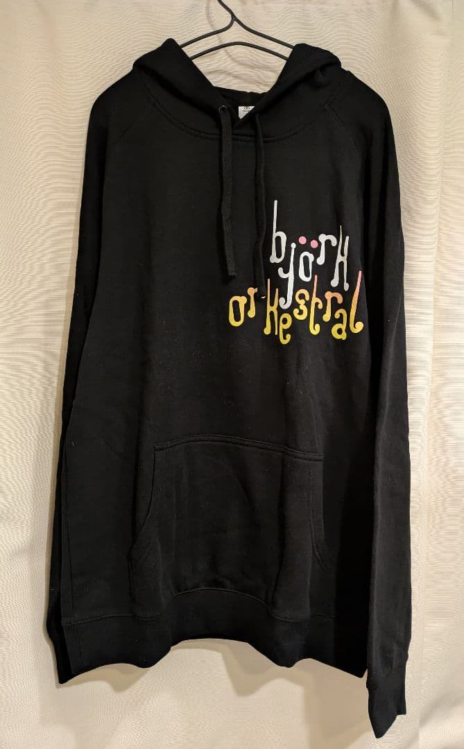 ビョーク　オーケストラルツアーグッズ　フーディ 黒・Lサイズ