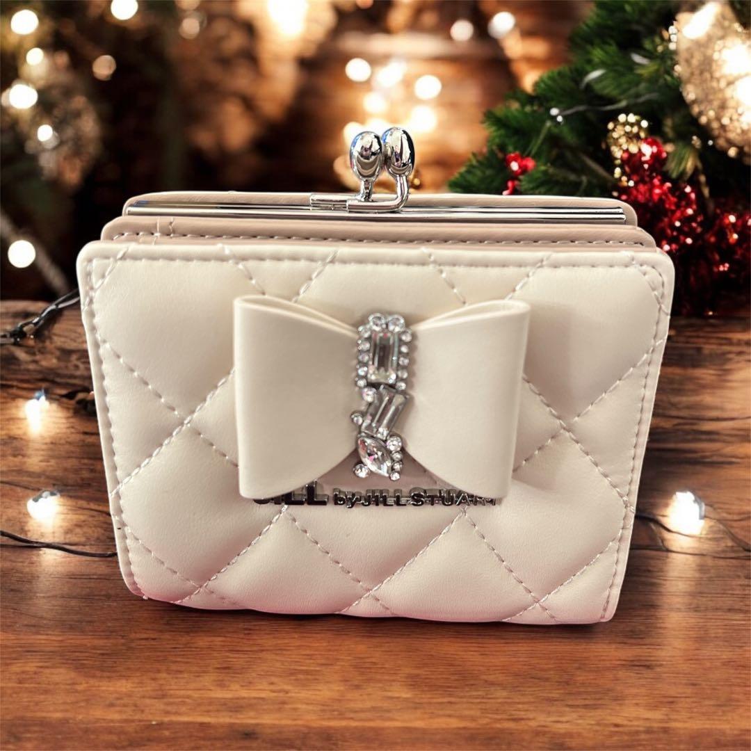 ジルスチュアート♡ビジュキルティング二つ折り財布☆新品