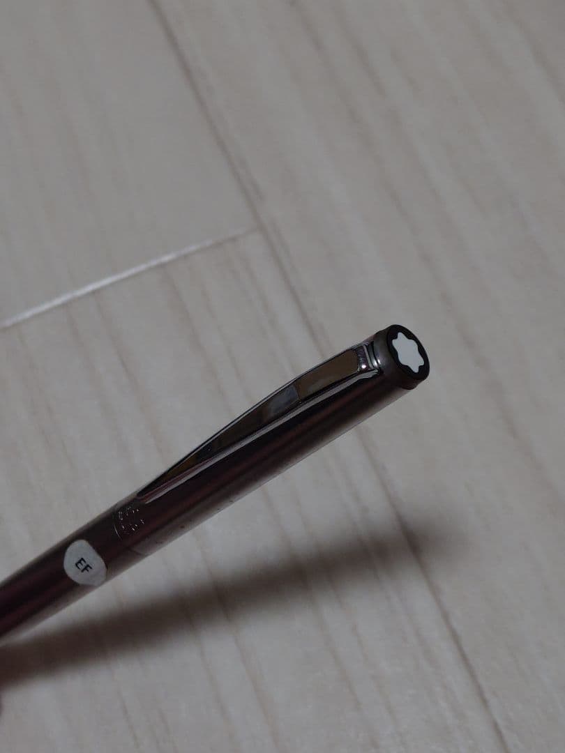 MONTBLANC モンブラン ノブレス 万年筆 EF 極細 シルバー 箱付