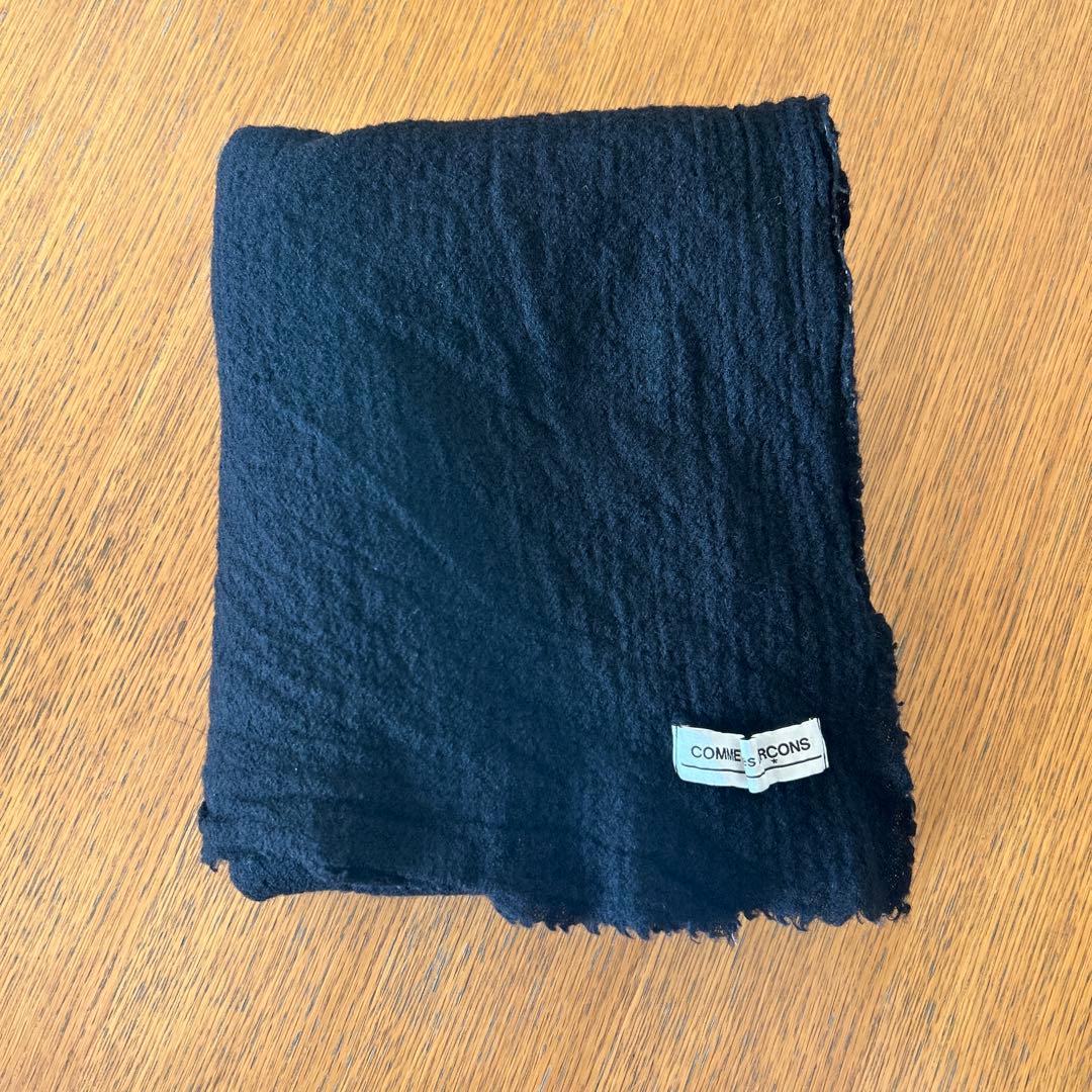 COMME des GARÇONS 黒マフラー