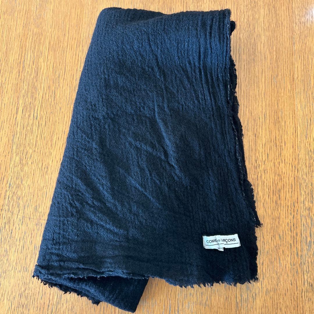 COMME des GARÇONS 黒マフラー