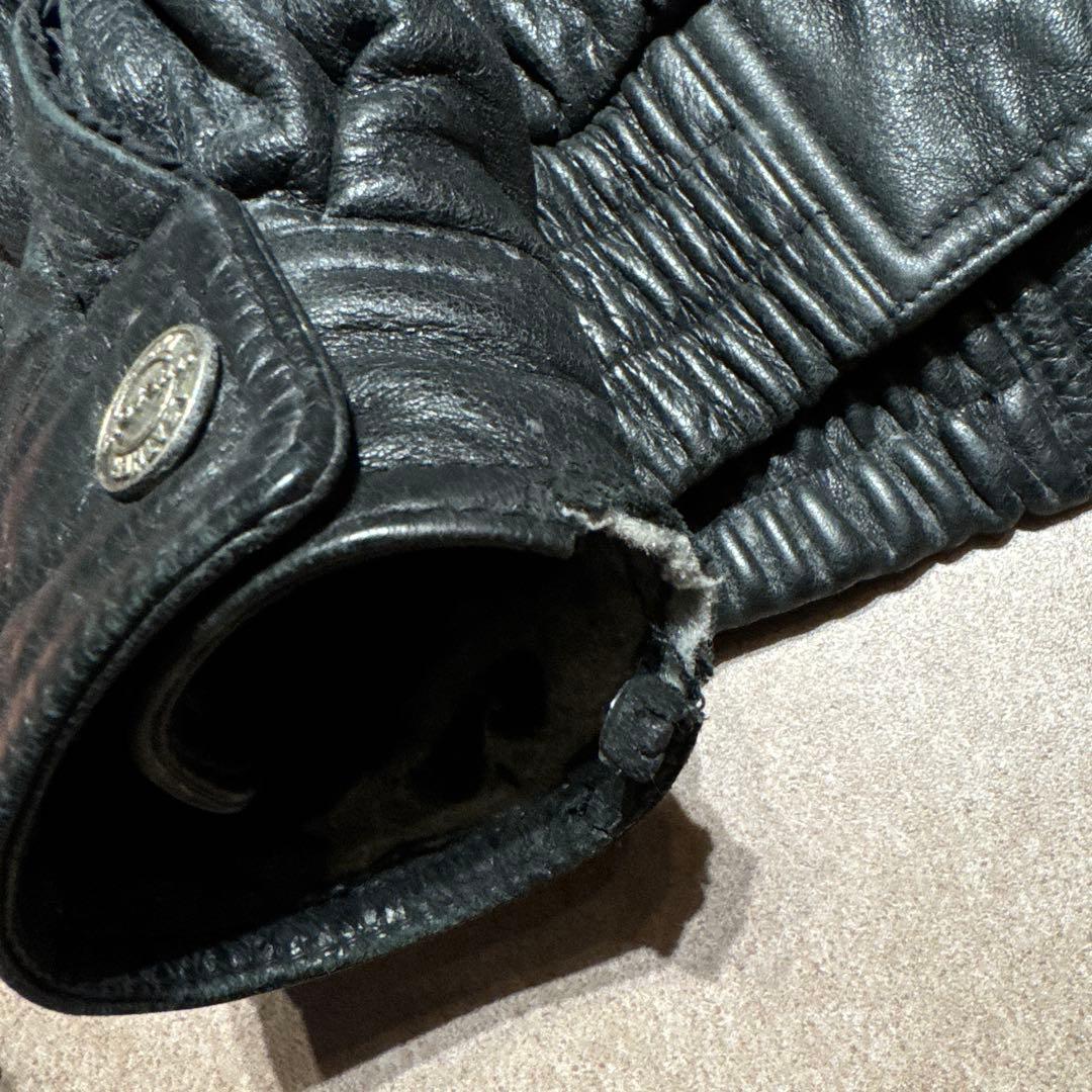 Willsons ウィルソンズ　レザージャケット　ライダース　本革　黒　S