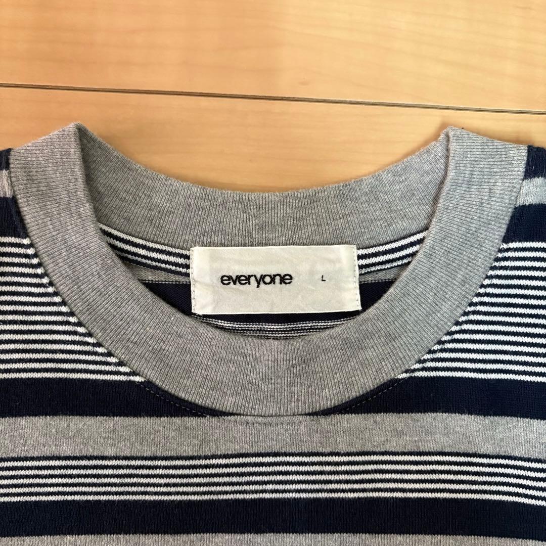 everyone border S/S Tee Lサイズ