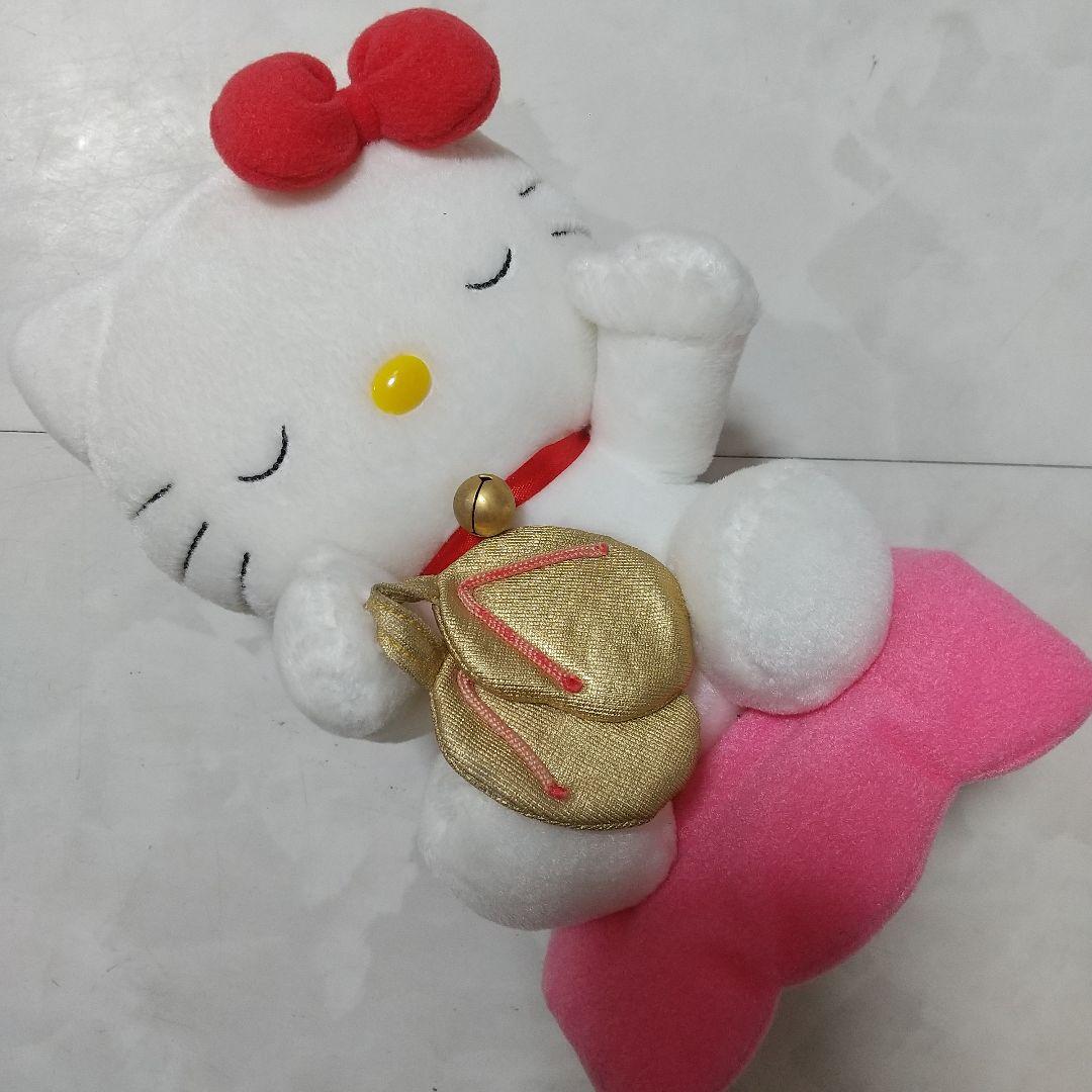 ハローキティ　とこなめ　常滑　招き猫　まねきねこ　まねき猫　ぬいぐるみ