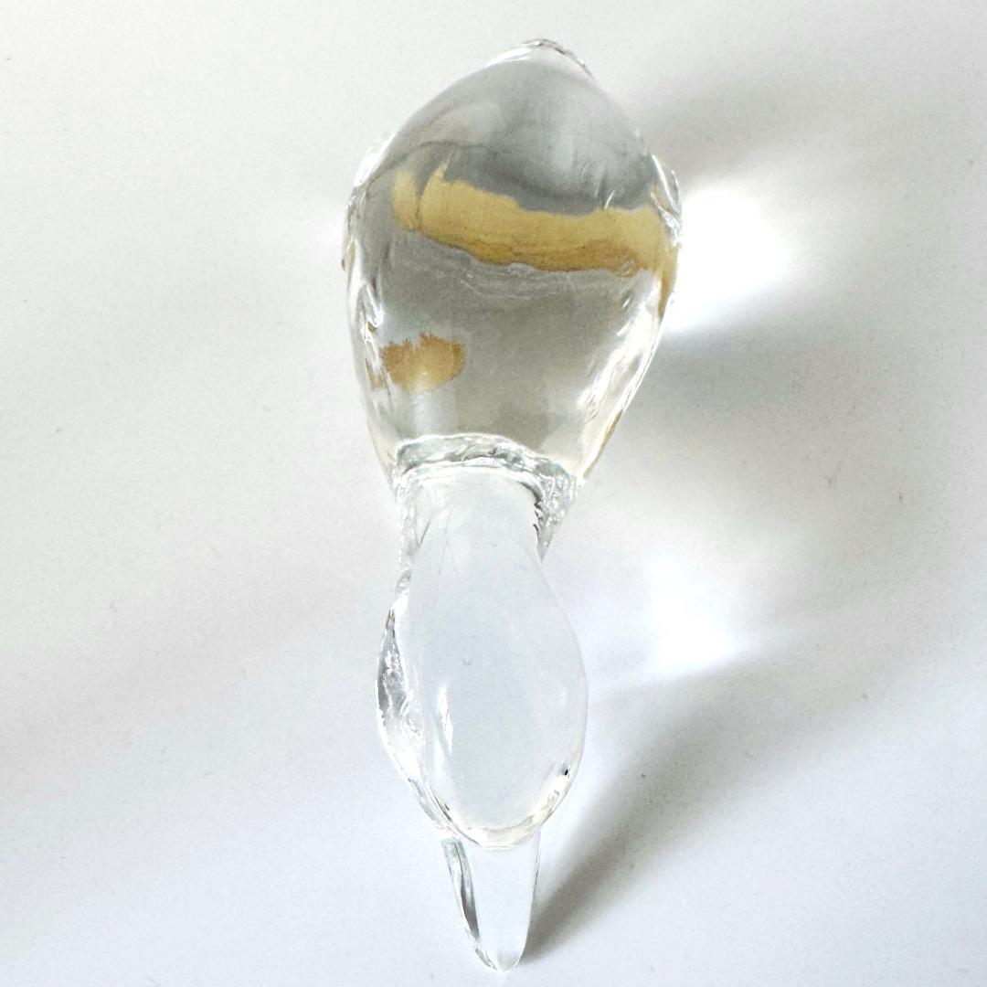 【バカラ】動物 カモ 置物 インテリア★美品★金運2