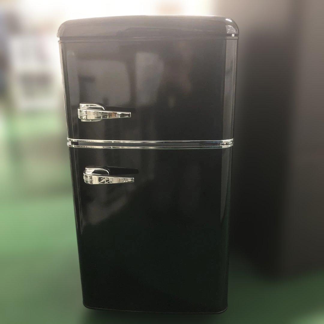 ノンフロン冷凍冷蔵庫 PRR-082D-B 株式会社オーヤマ 2021年製