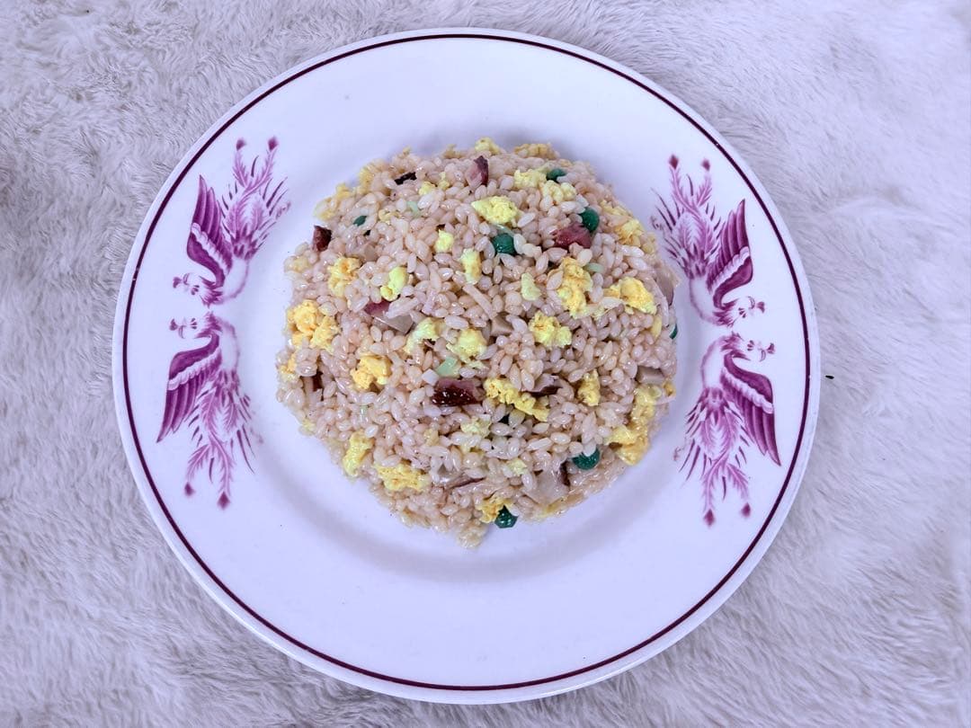 食品サンプル 炒飯 チャーハン 直径約23.5cmリアル中華料理 ディスプレイ用