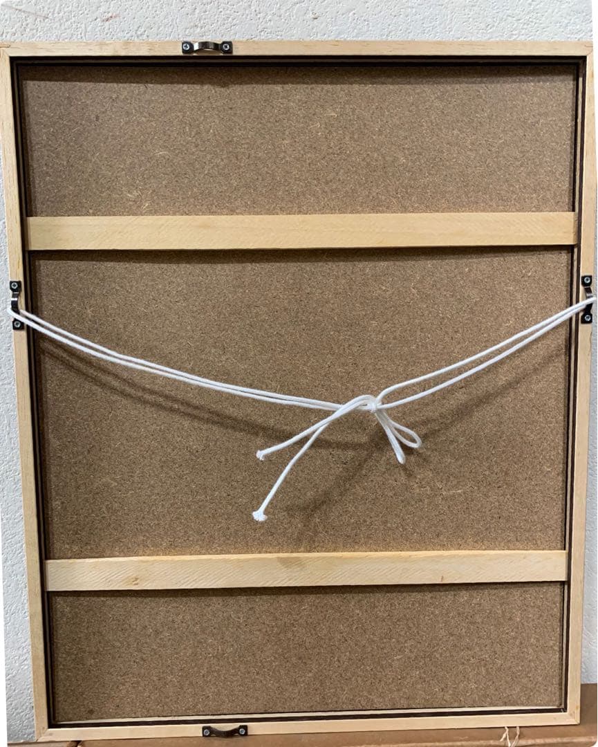 絵画　切り絵　現代アート　谷村篤秀作　人物画　一点物