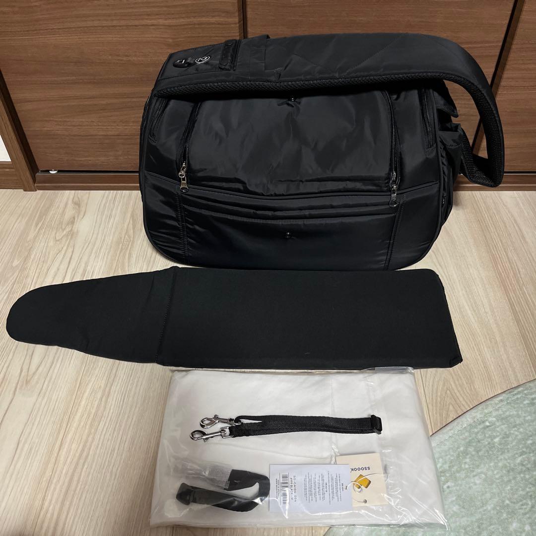 ssoook スリングバッグ 黒 左 Mサイズ