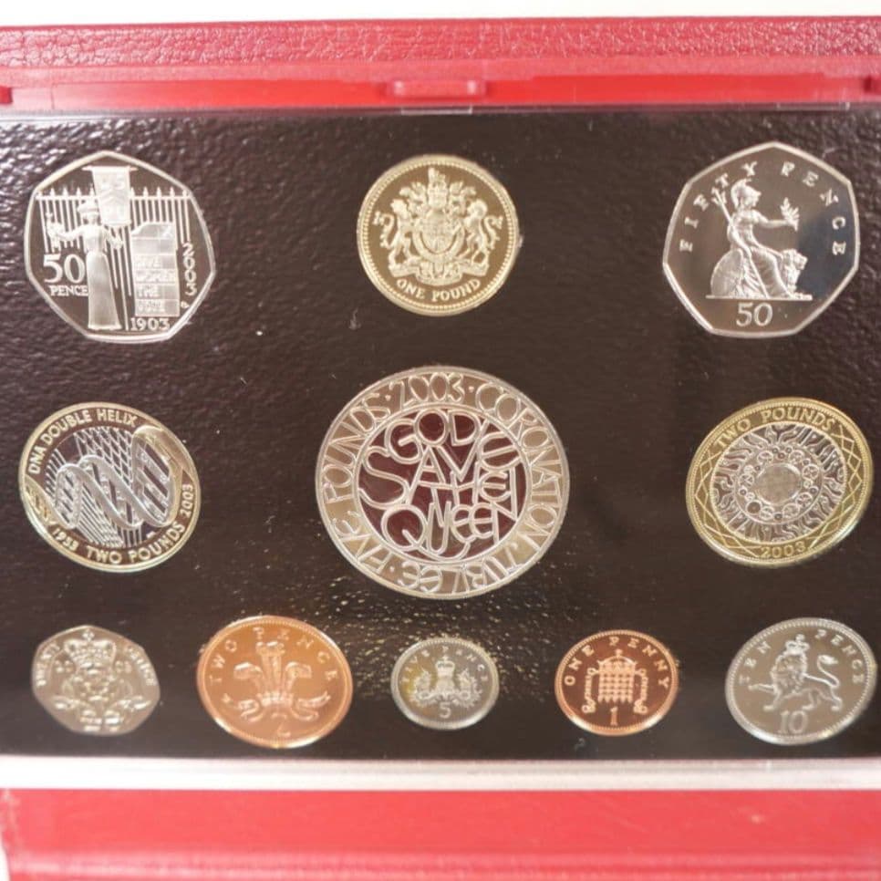 英国ロイヤルミント2002 2003ユナイテッドキングダムプルーフ 貨幣セット