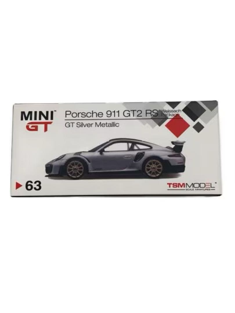 1/64 MINIGT ポルシェ 911 GT2 RS シルバー