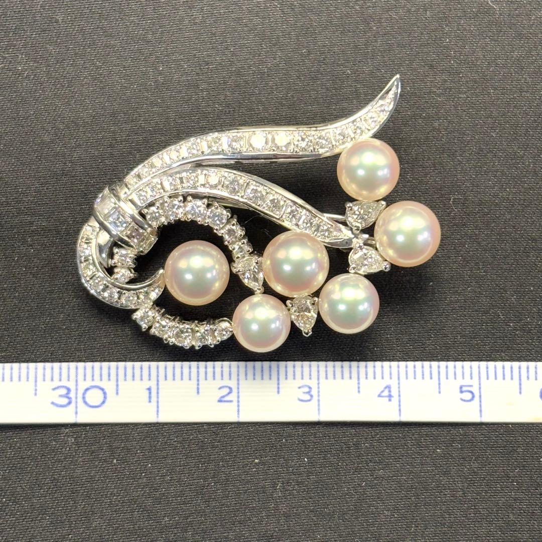 TASAKI ダイヤモンド ブローチ 2.42ct pt900 プラチナ